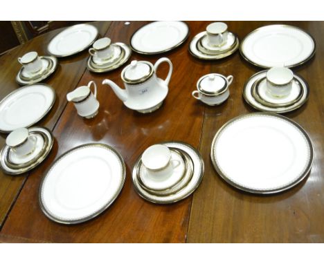 A Royal Albert Clarence pattern part tea service