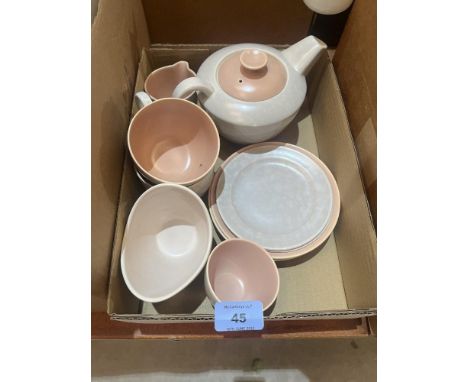 A quantity of Poole pottery