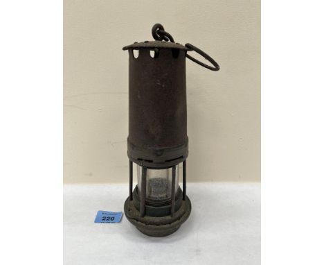A miner's Davy lamp