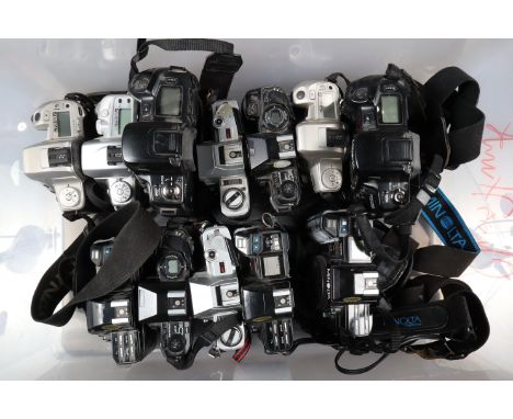 A Tray of Minolta SLR Camera Bodies,  two X-300, three AF 7000, two AF 9000, two Dynax 700SI, a Dynax 404si and a Dynax 40, a