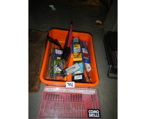 A tray of new tools.