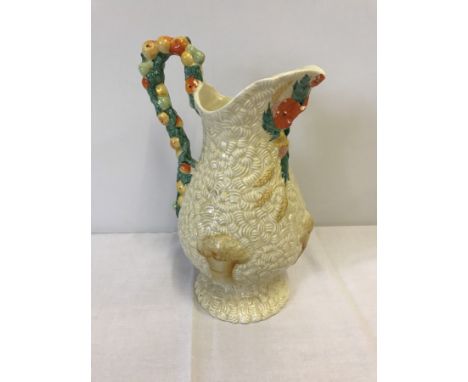 A Clarice Cliff, Newport Pottery Celtic Harvest jug. Circa 1930's. Slight flaking to orange paintwork on poppies. Approx. 28c