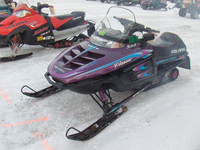 1998 POLARIS 500 CLASSIC 3341015 snowmobile, electric start, reverse ...