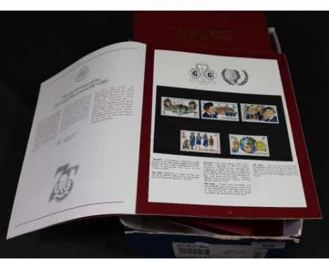 Isle of Man selection of year packs of u/m mint stamps. 1985-1989 and 1993-1998.(B.P. 24% incl. VAT)