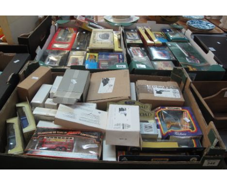 Three boxes of assorted Die-cast vehicles in original boxes to include match box Corgi, promotional vehicles etc. (3)(B.P. 24