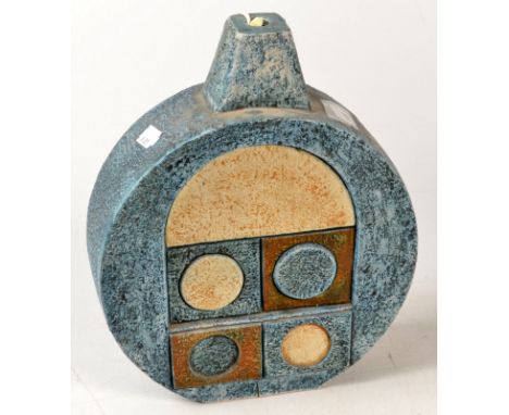 A Troika discus lamp base, height 25cm.  Condition Report: Good condition apart from small crack on the bottom.