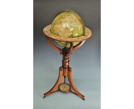 A William IV Newtons 12 inch 'New Improved Terrestial Globe Embracing Every Recent Discovery To The Present Time' dated Londo