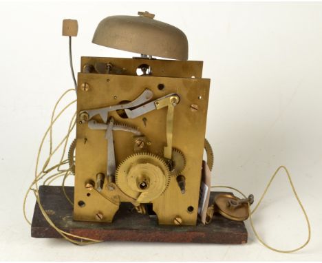 An eight day English longcase clock movement.