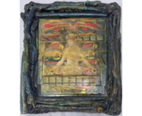 Pietro Psair (1936-2004), Damaged Lives, from The Cabbage Wood Deluxe Icon Series, mixed media (cabbage root, fruitwood, peel