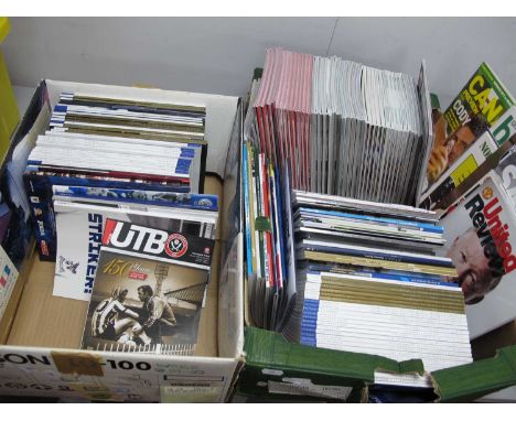 Leicester City, Norwich City, Morecambe and other League Club Programmes, mainly post 2000's:- Two Boxes.