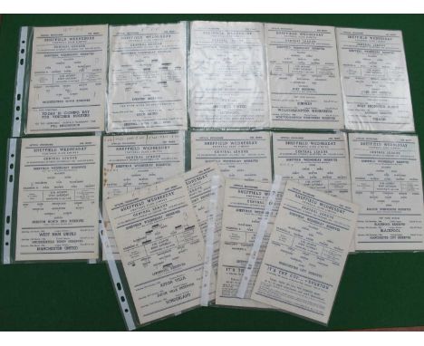 Sheffield Wednesday Reserves Home Programmes, 1964-5, fourteen issues including Sheffield United, Liverpool, Everton (14).