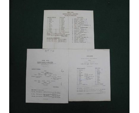 Sheffield Wednesday Reserves v. Leeds United Res Programmes 64-5, 70-1, and 72-3 (ink scores/scores) (3).