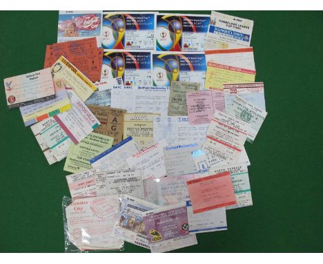 2002 World Cup Tickets, Ireland v. Germany, Cameroon (x 2). England v. Sweden. 1955 England v. Scotland. Sheffield Wednesday 