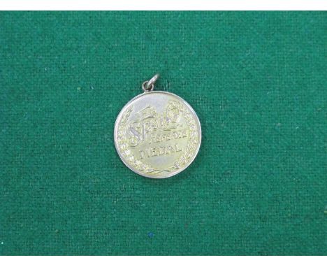 A Circular Medallion Fob, "The Sports REFEREE MEDAL" in high relief to front, engraved to reverse, "NEW ZEALAND VERSUS QUEENS