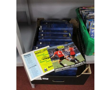 Sheffield Wednesday Home Programmes, 1977-78 to 1988-89 some sets of League, with Cup issues, etc, in twelve official club bi