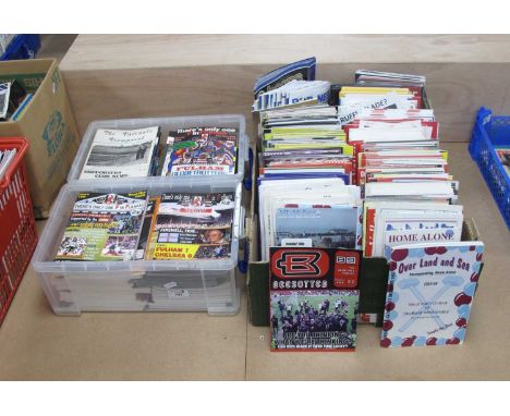 Fanzines - Arsenal, Orient, Watford, QPR, Millwall, Everton, Fulham, etc:- Three Boxes.
