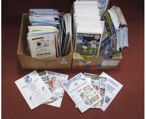 Non-League Programmes - Sheffield and Hallamshire Cup Finals, Bootle, Wealdstone, Waterloo Dock, Sheffield F.C Youths, Ladies