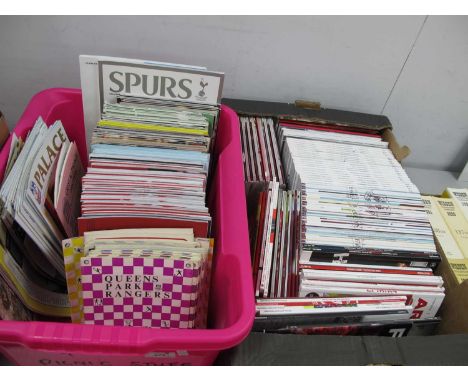 London Club Programmes Fulham, Brentford, Arsenal, West Ham, Tottenham, Q.P.R, Crystal Palace, Charlton, etc, many post 2010: