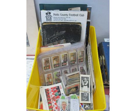 Football Trade Cards, including Topical Times in varying sizes, Topps, approximately sixty-nine. A &amp; B.C from The 1960s, 