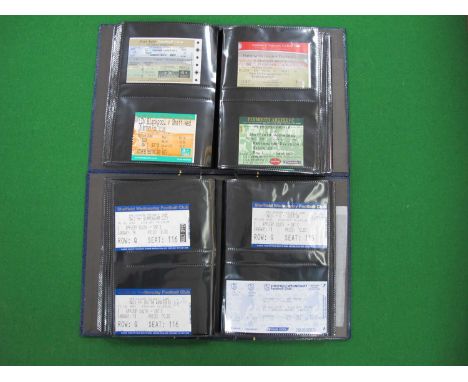 Sheffield Wednesday Tickets at Wolves in the League Cup 72-3, 76-7 used example, FA Cup Final 93, Replay and Semi, 83 and 86 
