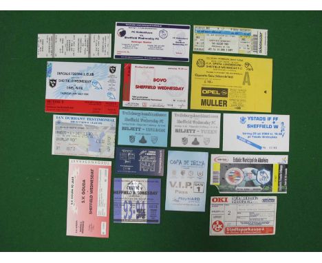 Sheffield Wednesday Away Tickets in Non-English Locations, including 92 a Spora, at Kaiserslautern, 93 at Celtic, 94 Dundalk,