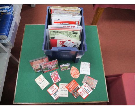 Rotherham United Assortment, to include 1948 photo album, Christmas cards, booklets, team sheets, Big Match programmes, Littl