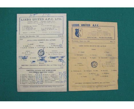 Programme Football Officiel - Manchester United Reserves Vs Bury Reserves 1961