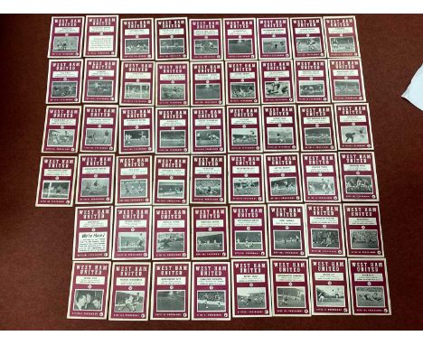 West Ham United Home Programmes, 1962-63 - twenty League, F.A Cup v. Everton, Swansea, Fulham, League Cup v. Plymouth. Friend