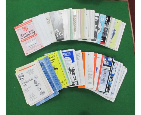 Non-League Programmes Mainly 1980s/90s, including Arnold, Emley, Thorn, Mickleover, Grimethorpe, Mexborough etc, approximatel
