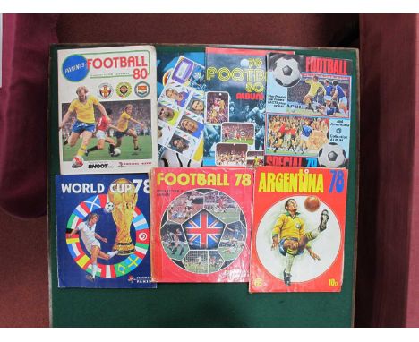 Sticker Albums - Panini 78 (full) and 80 (approx 19 absent), World Cup 78 (approx 7 absent), FKS Argentina 78, Ava Americana,