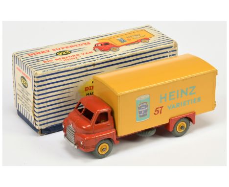 Dinky Toys 923 Big Bedford Van "Heinz 57 Varieties"&nbsp; - Red cab and chassis, yellow back and supertoy hubs with grey tyre