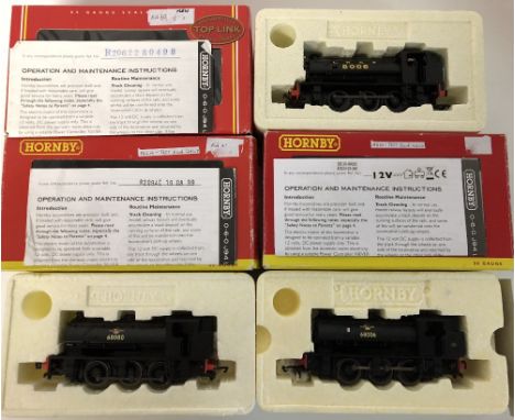 Hornby OO gauge three J94 0-6-0 steam locomotives with original boxes and instructions sheets