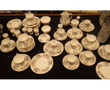 Large collection of Wedgwood Lichfield coffee and tea service approximately sixty five pieces
