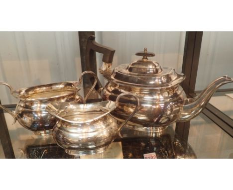 Silver plated tea service 