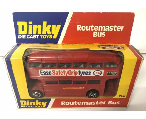 Dinky Toys 289 Routemaster Bus London Transport ( Esso tyres advert version ) unopened in original box