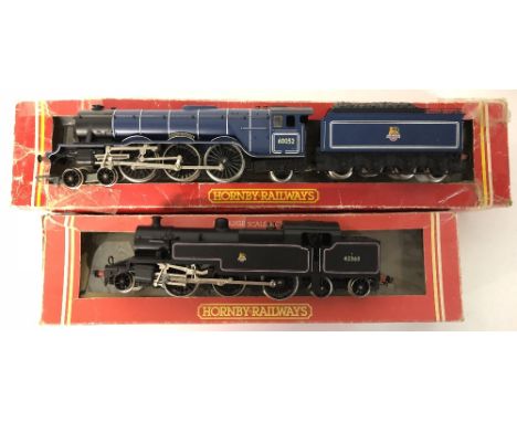 Hornby OO gauge two steam locomotives including R146 BR 4-6-2 A3 Prince Palatine and R239 BR 2-6-4T class 4P both in original