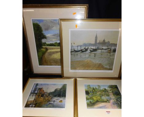 Timothy Easton - Regatta flags, limited edition print, signed, titled, and numbered in pencil to the margin 6/75, together wi