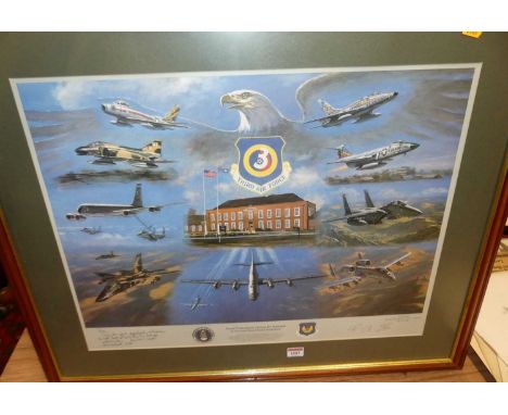 Ronald Wong (b.1940) - Proud professional setting the standard in forward based force projection, limited edition print, numb