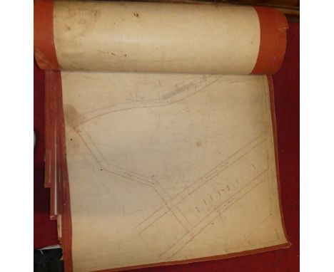 A collection of Ordnance Survey maps as surveyed in 1883 and published in 1884, showing Bury St Edmunds and its environs, bei