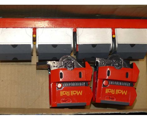 An R Grant, P Vine, and others resin Royal Mail O gauge articulated delivery wagon (unusual example)