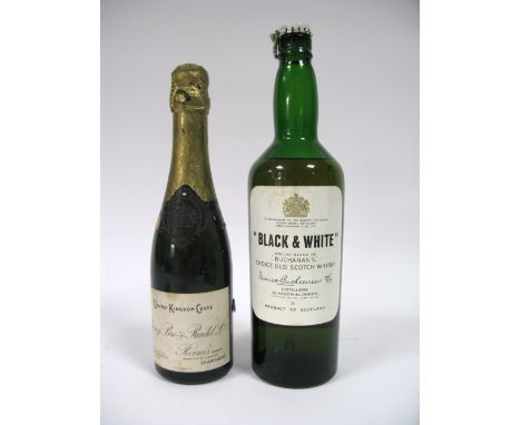 Whisky - "Black & White" Special Blend of Buchanan's Old Scotch Whisky; Berry Bros. & Rudd Ltd. Champagne, United Kingdom Cuv