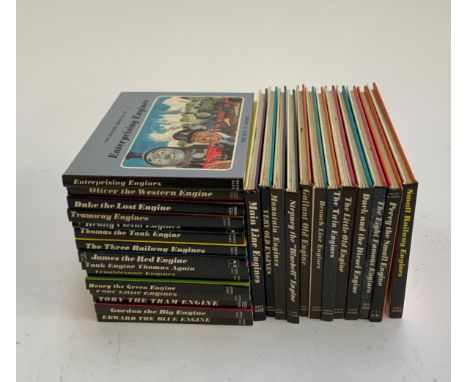 BOOKS, Rev. AWDRY. Thomas the Tank Engine etc. 27 laminated editions of various 'Sodor' books. c. 1980s. All in VG condition.