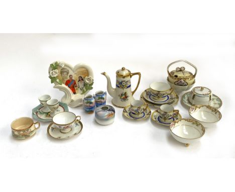 A quantity of Noritake and other porcelain, to include part coffee service