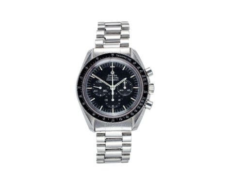 Omega, Speedmaster Professional Moonwatch, ref. ST 145.022, a stainless steel bracelet wristwatch, circa 1971, manual wind ch