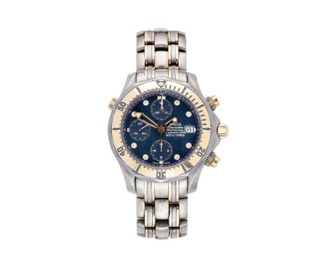 Omega, Seamaster Chronograph, ref. 1780504, a titanium wristwatch, circa 1995, automatic chronograph movement, 25 jewels, cal