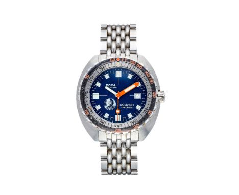 Doxa, Sub 750T Caribbean Seahunters Edition, a limited edition stainless steel bracelet wristwatch, no. 124/250, circa 2005, 