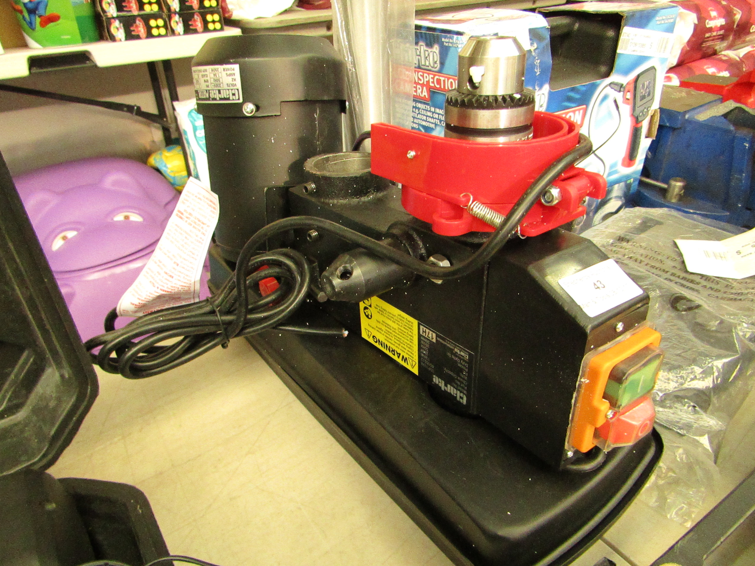 Clarke CDP102B bench mounted drill press (230v) www.machinemart.co.uk/p/clarkecdp102bbenchd