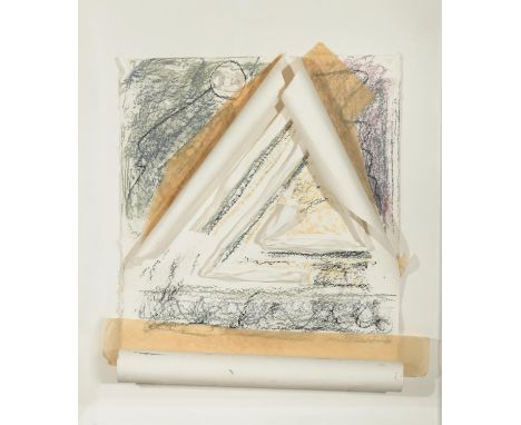 ANTHONY CARO (1924 - 2013)  Obama Mandarin Washi paper, pastel and tissue paper, 74 x 76 x 16.5cm Signed and inscribed versoP