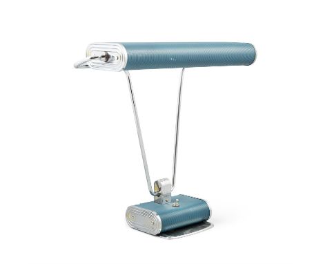 EILEEN GRAY (1878 - 1976) N71 desk lamp attributed to Eileen Gray for Jumo. c.1970. 44 x 40cm(h)