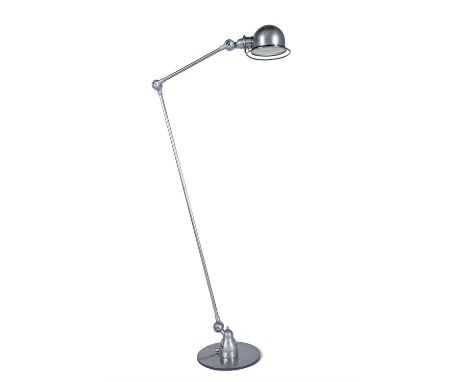 JIELD&Eacute; A two arm Jield&eacute; floor lamp. With maker's label. France, c.1960. 151cm(h)